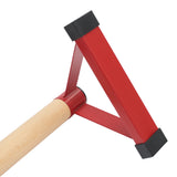 50cm Red Triangle Push Up Bars, Beech Wood+Steel Handstand Bars 400kg Load Capacity Calisthenics Pushup Stands Freestanding
