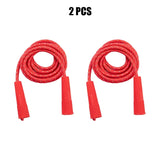2/4/8/16Pcs Cotton Rubber Skipping Rope For Fitness Elementary School Cloth Braided Rope Fitness Student School Exercise