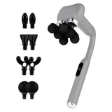 6-Heads Handhel Fascia Gun Electric Deep Tissue High Frequency Vibration Massage for Arms Back Legs Full Body masajeador