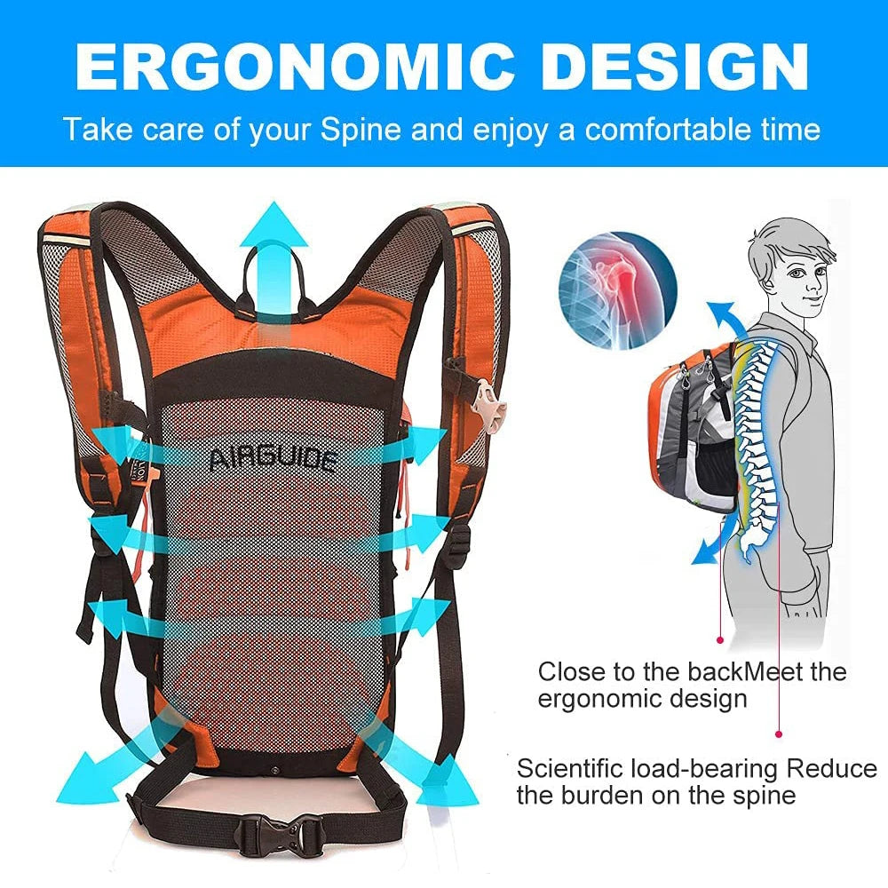 Biking Hydration Vest Backpack Men Portable Sport Cycling Backpack Outdoor Climbing Camping Hiking Backpack Bicycle MTB Mountain