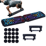 New 1Set Multifunctional Thicken Push Up Board Fitness Muscle Home Gym Push Up 20 Holes Push Up Stand.