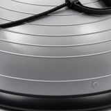 Fitness Half Ball 62cm Balance Ball 300kg Capacity Balance Station with Resistance Band and Foot Pump