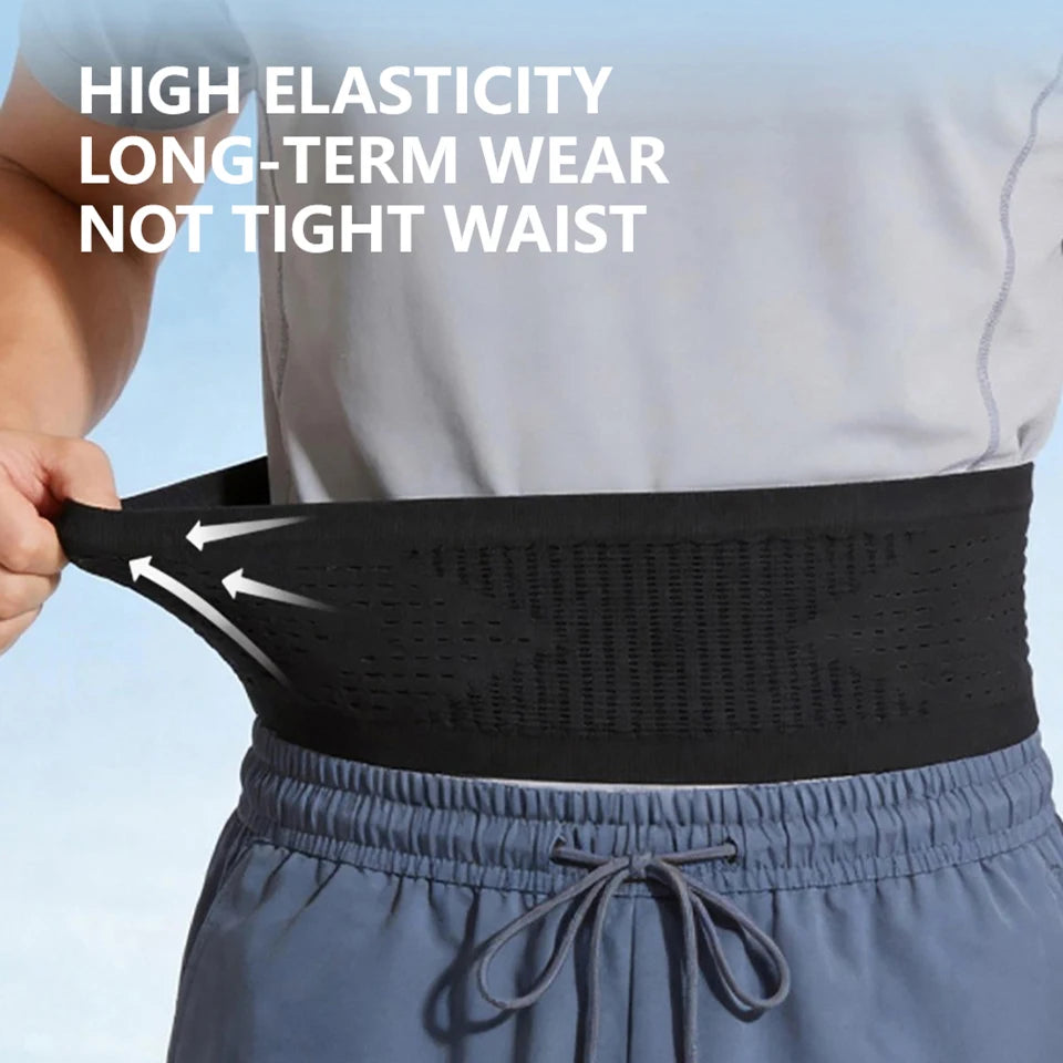 Seamless Invisible Running Waist Belt Bag Gym Bags Lightweight Invisible Mobile Phone Bags Portable Elastic Run Cycling Bag