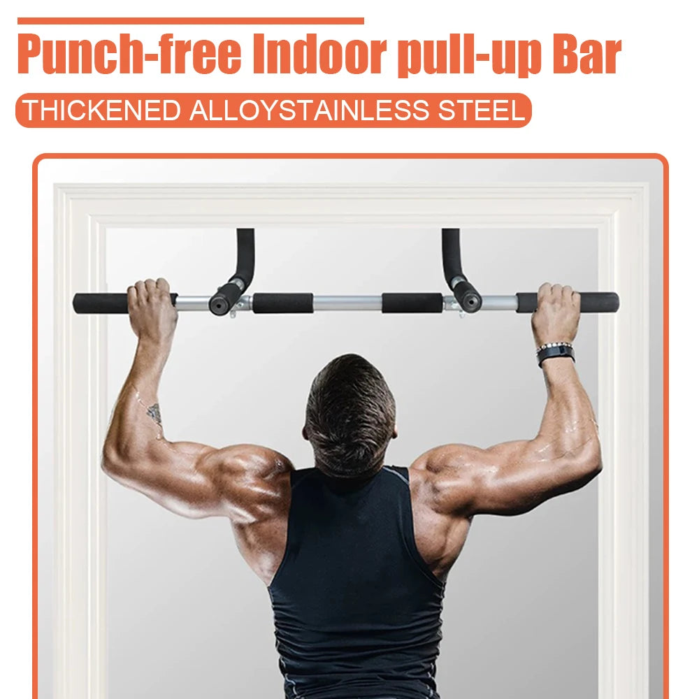 New Hot-Selling Home Fitness Pull-Up Equipment, Indoor Horizontal Bar, Fitness Equipment, Suitable for Men's Bodybuilding and Shaping, Exercises Chest, Arm, and Shoulder Strength, Suitable for Fitness Enthusiasts to Exercise
