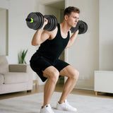 Gym Equipment Adjustable Dumbbell Set 25 kg Weights Set Dumbbells Barbell Dumbbells Set for Strength Training