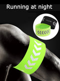 Outdoor Cycling Reflective Leg Rings  Arm Ankle Leg Safety Bands for Cycling Adjustable for Night Running Cycling Walking