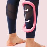 pink Yoga Circle Pilates Stretch Ring Home Women Fitness Equipment Fascia Massage Body Workout Exercise Resistance Support Tool