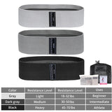 Glute Thigh Elastic Workout Bands Fabric Resistance Hip Booty Bands Squat Circle Stretch Fitness Strips Loops Yoga Gym Equipment