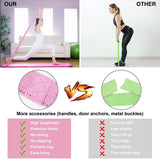 Elastic Fabric Long Resistance Bands Stretch Bands for Exercise Bands Resistance Bands Set for Working Out,Physical Therapy