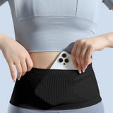 Seamless Invisible Running Waist Belt Bag Gym Bags Lightweight Invisible Mobile Phone Bags Portable Elastic Run Cycling Bag