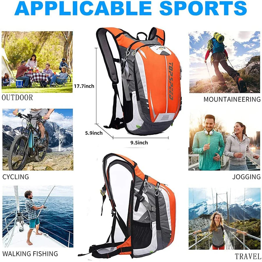 Biking Hydration Vest Backpack Men Portable Sport Cycling Backpack Outdoor Climbing Camping Hiking Backpack Bicycle MTB Mountain
