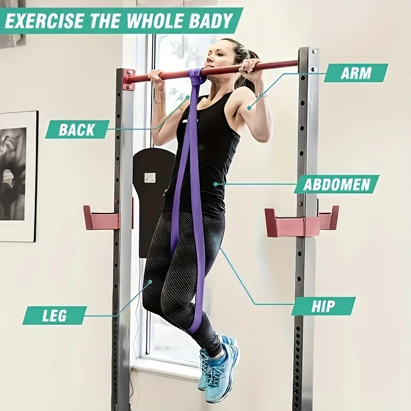 Resistance Bands Set Pull Up Assistance Bands Exercise Bands For Men and Women Home Fitness Body Stretching Strength Training