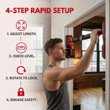 Adjustable Telescopic Door Pull Up Bar, Non-Slip, for Home & Gym Strength Training, Durable Fitness Equipment for Men and Women