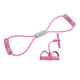 6-Tube Resistance Bands Set TPE Sport At Home Yoga Pedal Puller Shoulder Opening with Foam 8-Line Tension Rope Fitness Equipment