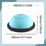 Balance Ball with Resistance Bands and Pump,Fitness,Core Training,Anti Slip Half Exercise Ball Balance Training for Gymnastic