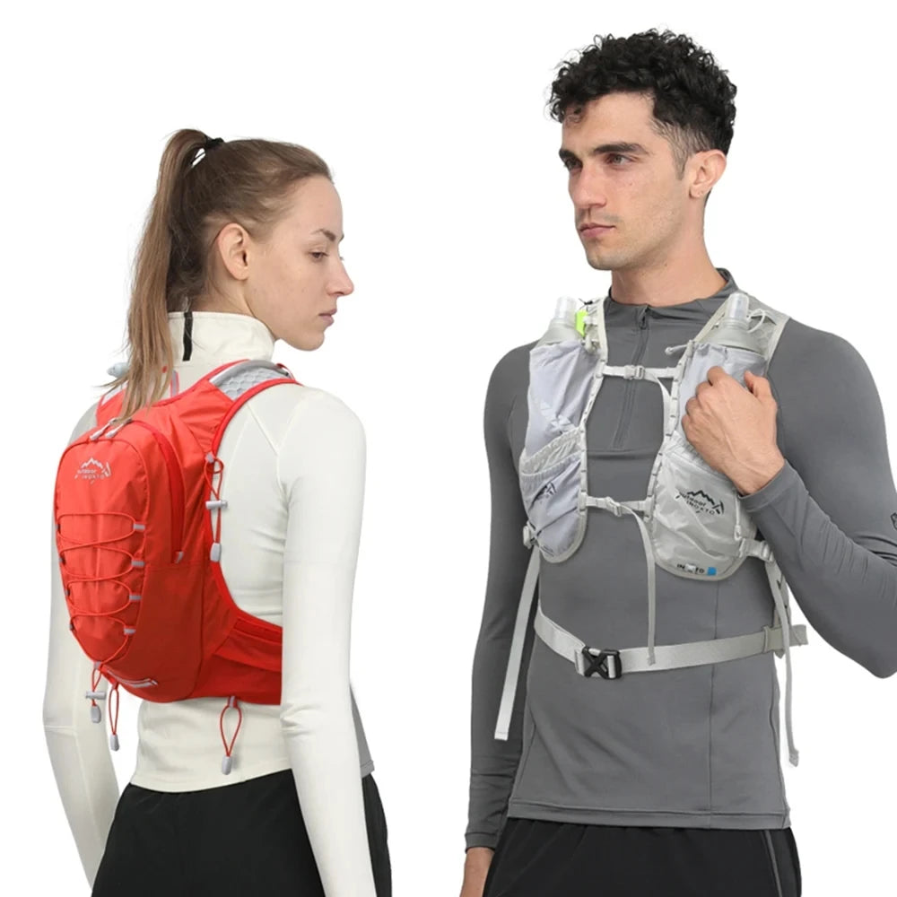 12L Cycling Hydration Vest Running Backpack Lightweight Riding Vest Pack Backpack Running Camping Bag Mountaineering Equipment