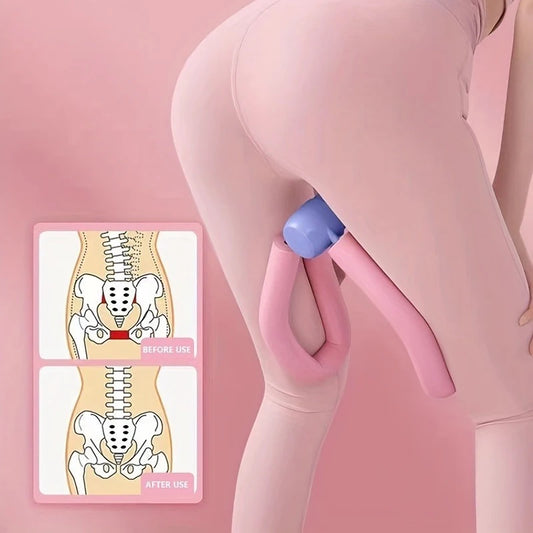 Pelvic floor muscle training and repair device, a universal tool for home use, postpartum recovery and leg beauty device, pelvic