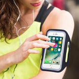 Running Armband for iPhone 17 16 15 14 13 Samsung S26 S25 S24 S23 with Card Slot Key Pockets Sports Arm Bands Cell Phone Holder