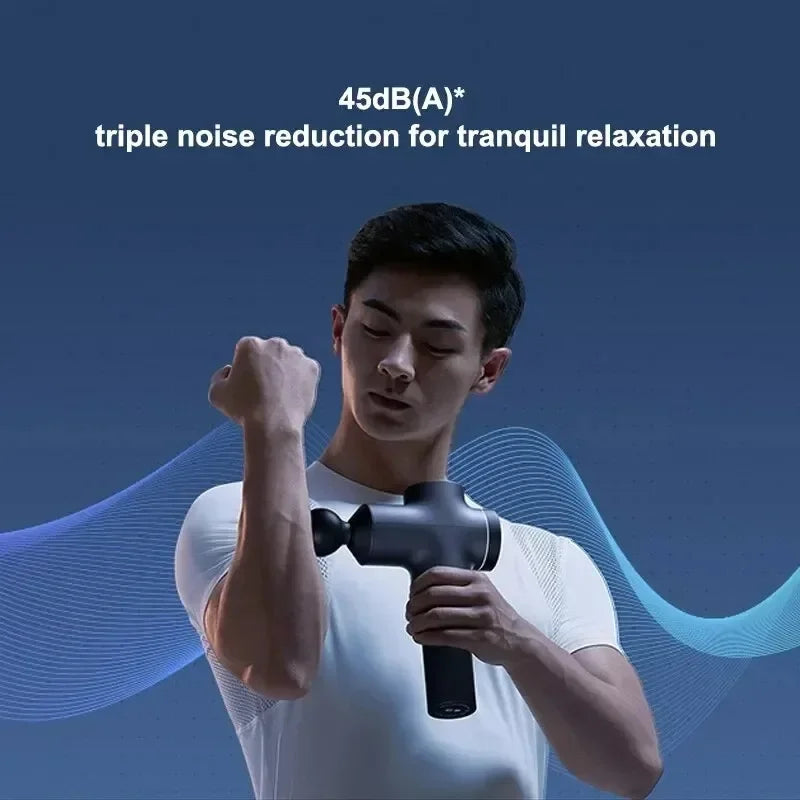 New  Mijia Fascial Gun Pro Massage Device Muscle Relaxation 35kg Thrust Intelligent Dual Mode Maximum 12 Gear Force Adjustment