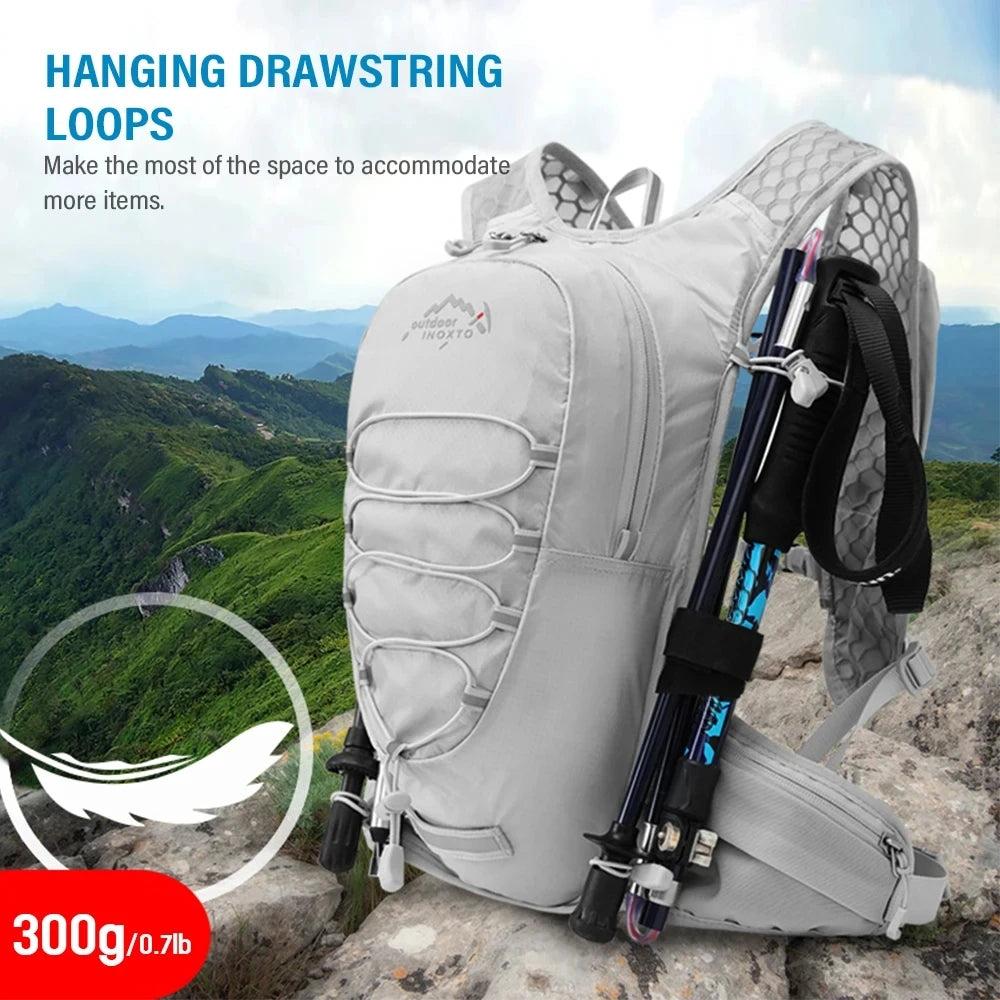 12L Cycling Hydration Vest Running Backpack Lightweight Riding Vest Pack Backpack Running Camping Bag Mountaineering Equipment