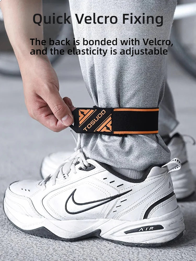 TOSUOD 1/2/3 pieces with reflective bike straps, leg and ankle straps, bike ties, leg straps, portable cycling, running, hiking