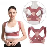 Hunchback Corrector Straight Back Open Shoulder Lumbar Spine Correction Belt Elastic Invisible Back Straightening Unisex