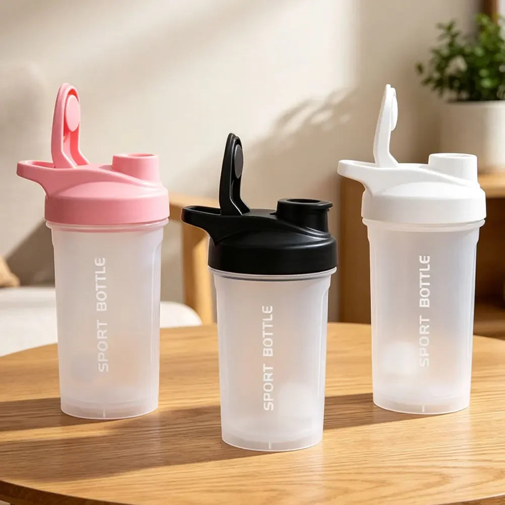Gym Outdoor Fitness Training Sport Portable With Scale 300ml LeakProof Water Bottle Protein Powder Shaker Mixing Cup
