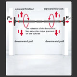 400kg Adjustable Door Horizontal Bars Exercise Home Workout Gym Chin Up Training Pull Up Bar Sport Fitness Equipments