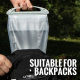 WRELS Hydration Pack Leak Proof Water Reservoir BPA Free Water Bladder Storage Bag Hiking 1L 1.5L 2L 3L Running Reservoir Bag
