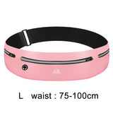 Running Belt Waist Bag for Mobile Phone Women Men Sport Fanny Pack Cell Phone Pouch Waterproof Jogging Gym