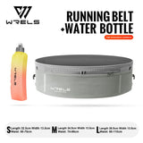 WRELS Men Women Elastic Outdoor Running Waist Belt Slim Sports Fanny Pack Invisible Waist Bag Lightweight Fitness Waist Belt