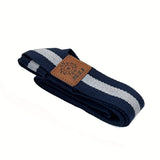 Multifunctional Yoga Mat Leather Label Strap - Yoga and Pilates Stretch Strap, Perfect for Fitness and Training