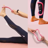 1PC Yoga Pilates Ring - TPE Resistance Circle for Full Body Stretch, Fascia Release & Joint-Friendly Strength Training Home Gym