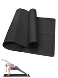 Yoga Mat Pilates Fitness Mat 3/4/6mm Thicknes Non Slip Yoga Cushion Travel Fitness Exercise Pad for Women Home Gym Floor Workout