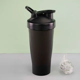 600ml Portable Protein Powder Shaker Bottle Leak Proof Water Bottle for Gym Fitness Training Sport Shaker Mixing Cup with Scale