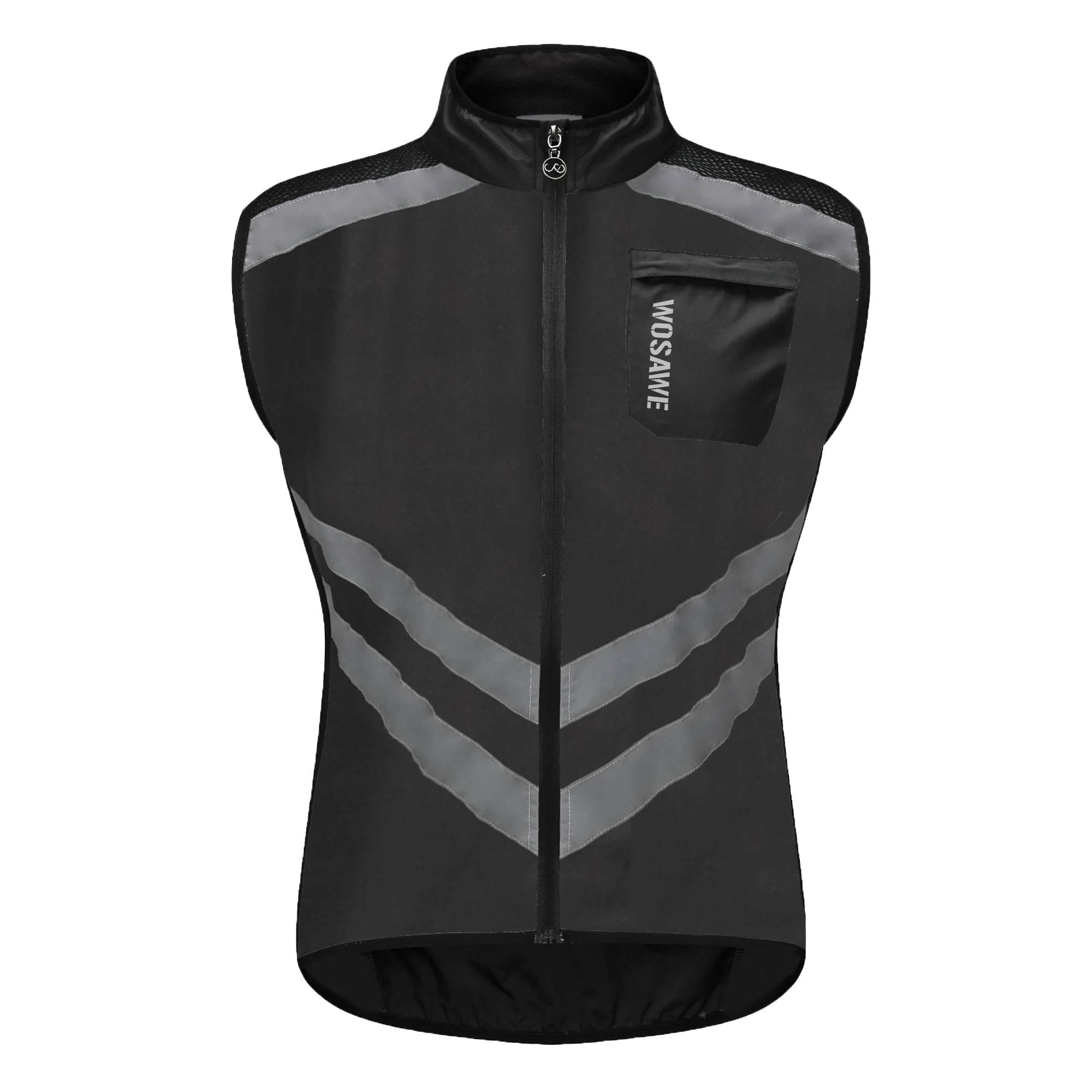 WOSAWE Men’s Cycling Windbreaker Jacket Waterproof Windproof Reflective Bike Coat Lightweight Outdoor Sports Apparel Portable