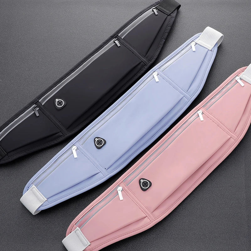 Sports Fanny Pack Women Running Belt Waist Bag Men Waterproof Gym Phone Pouch Banana Bags Run Accessories