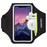 HAISSKY Running Sport Armbands For iPhone 17 16 15 14 13 Pro Max 15 Plus 16e 17 Air  iphone 11 case Pocket Arm Bag Pouch