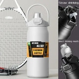 Thermos Vacuum Stainless Cup Thermal Cold Hot Insulated Stainless Steel Water Bottle with Straw Water Bottles