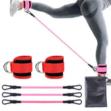Ankle Straps Resistance Bands Set Fitness Workout Exercise Equipment Ankle Weight Yoga Elastic Fitness Band For Gym Man Woman