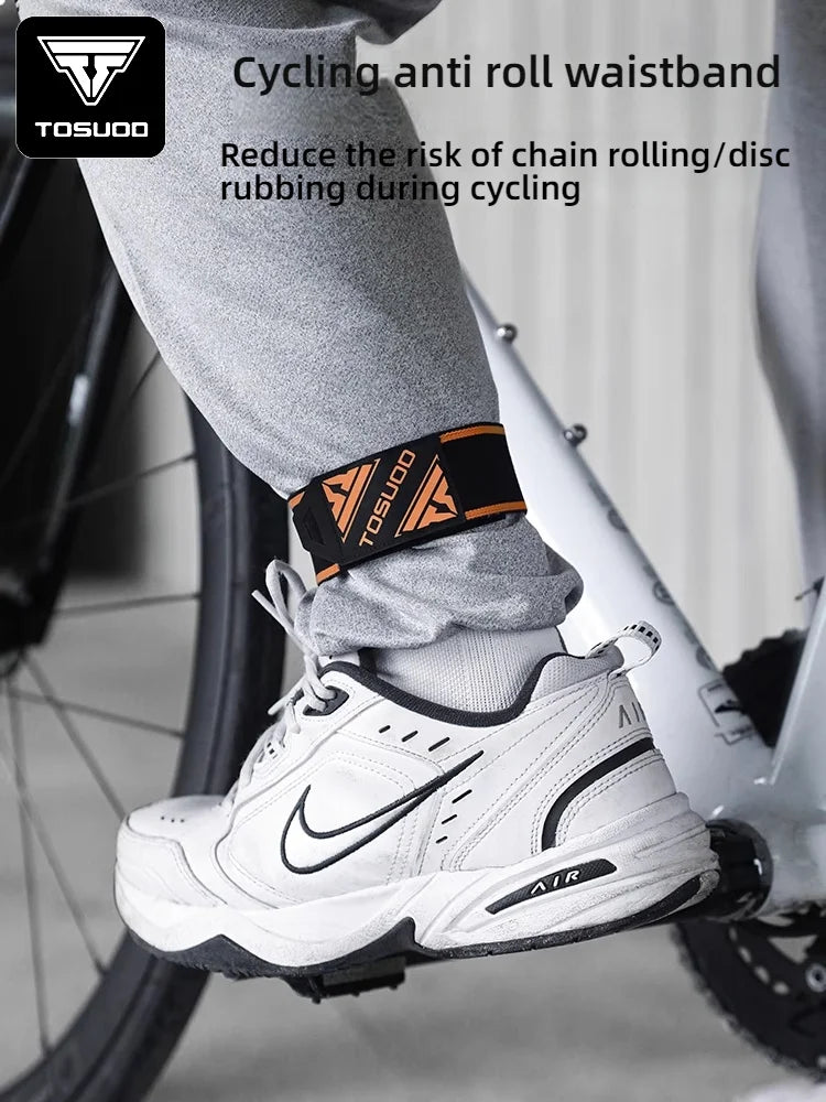 TOSUOD 1/2/3 pieces with reflective bike straps, leg and ankle straps, bike ties, leg straps, portable cycling, running, hiking