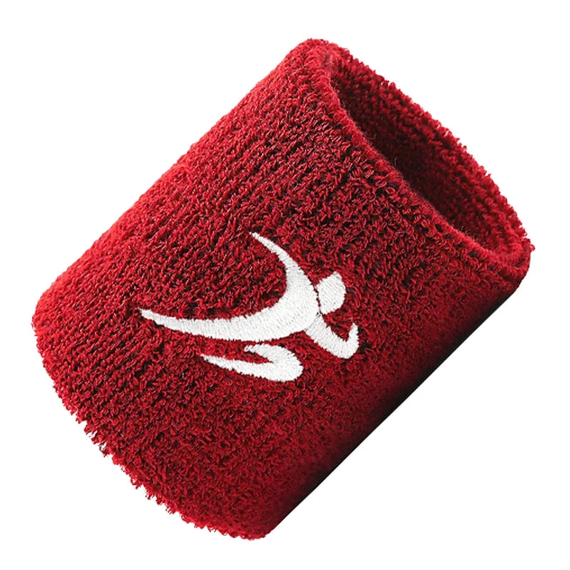 Fashion Working Out Wristbands Wrist Sweatbands Sweat Bands Soft Cotton Stretchy Wrist Bands Terrys Cloth for Gym Sports G99D