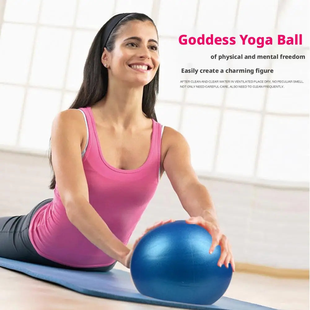 25cm Yoga Ball Exercise Gymnastic Fitness Pilates Ball Balance Exercise Gym Fitness Yoga Core Ball Indoor Training Equipment