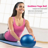 25cm Yoga Ball Exercise Gymnastic Fitness Pilates Ball Balance Exercise Gym Fitness Yoga Core Ball Indoor Training Equipment