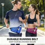 Sports Waist Bag With Water Bottle Holder Waterproof Running Phone Belt Bag For Men Women Outdoor Gym Cycling Hiking Fanny Pack