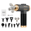 11 IN 1 Powerful Electric Massage Gun 99 Levels Adjustable High-Frequency Vibration Fascia Gun for Sports Body Massage