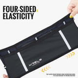WRELS Men Women Elastic Outdoor Running Waist Belt Slim Sports Fanny Pack Invisible Waist Bag Lightweight Fitness Waist Belt