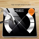Bluetooth Fat Scale Accurate Smart Digital Bathroom Weight Wireless Weight Scale USB Rechargeable Smartphone APP