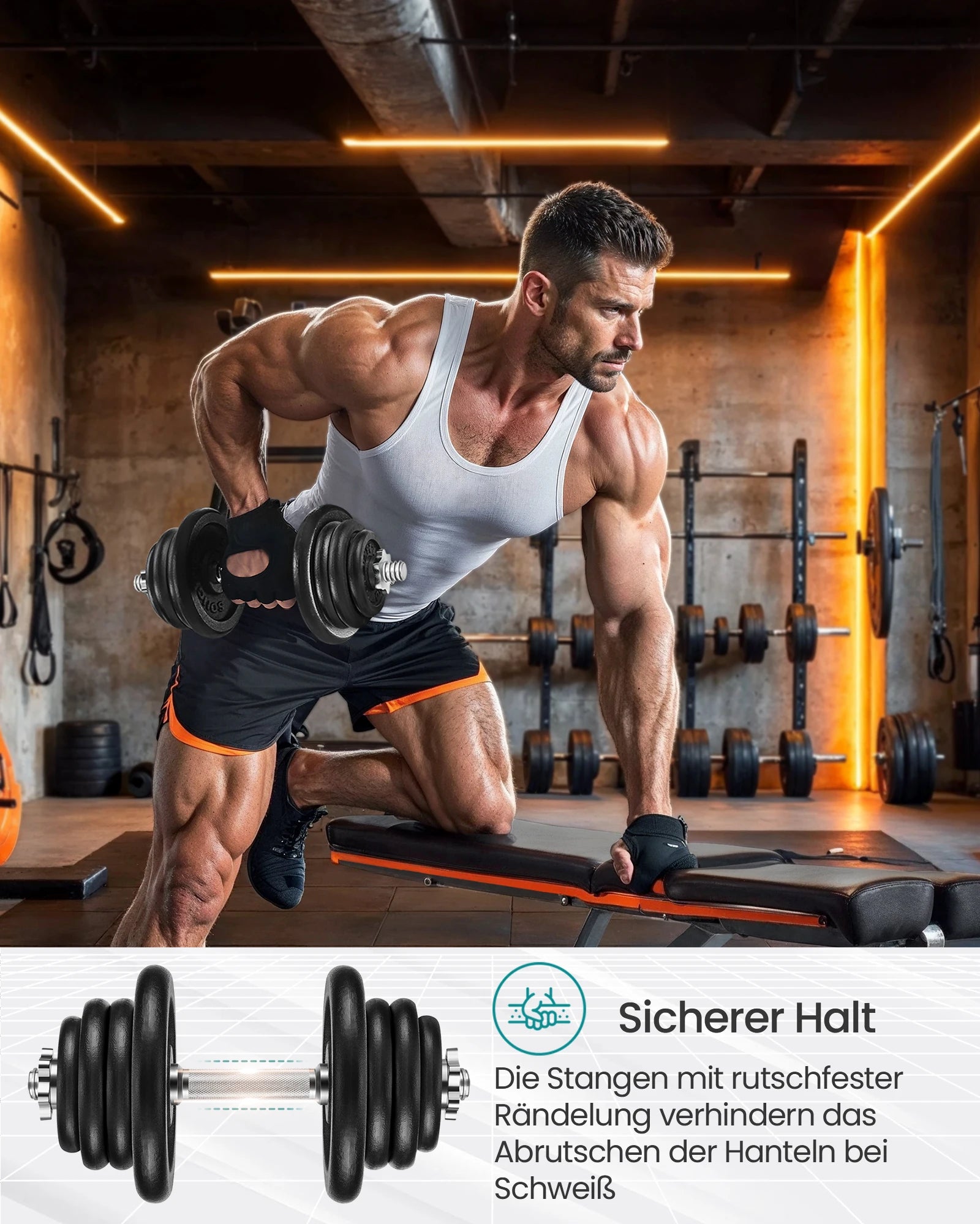 SONGMICS dumbbells cast iron adjustable weight set for men and women workout