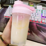 500ml/700ml Portable Water Bottle For Drink Plastic Leak Proof Sports Bottles Protein Shaker Water Bottle Drinkware BPA FREE